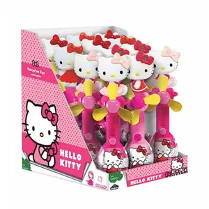 Kẹo Cây Quạt & Con Dấu Mèo, Hello Kitty Fan & Stamp with Candies (10g) - RELKON
